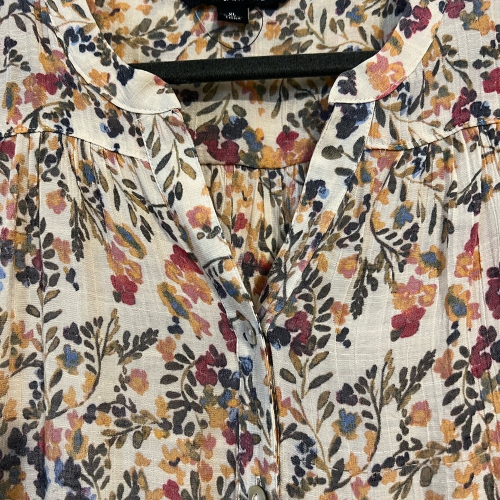 Zac & Rachel - Floral Sleeveless Top - size XL